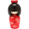 Usaburo Japanese Kokeshi Doll, Yuki's Red Kimono