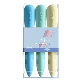 3Pcs/Box Rubber Eraser Pencil Correction Tool Soft Double Head Super Large Hole Cute Eraser Students School Kawaii Stationery Supplies