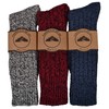 3 Pairs of Thick & Warm Heavyweight Mens Socks