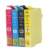 4Pcs Ink Cartridges Compatible Refill Replacement 4 Colors BK C