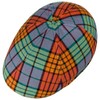 Stetson Texas Colour Check Flat Cap - Checked Style -