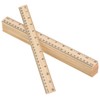 eBoot 12 Pack Wood Ruler Student Rulers Wooden School Rulers
