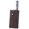 Crazy Horse Leather Knife Sheath, Universal Meat Cleaver Covers, Waterproof