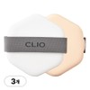 Clio Kill Cover Skin Fixer Cushion Puff, 3 Pieces / 클리오 킬커버 스킨 픽서 쿠션 퍼프, 3개
