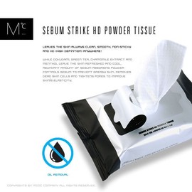 M-Do-C Seboom Strike HD Powder Tissue / 세붐 스트라이크 HD 파우더 티슈