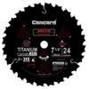 Concord Blades DEM0725T024SP 7-1/4" 24 Tooth Demolition Non-stick Coated Blade