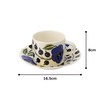 ARABIA 1054177 Arabian Paratyssi Tea Cup & Saucer, Color