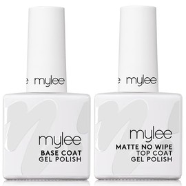 Mylee Nail Gel Polish Matte No-Wipe Top & Base 2x10ml