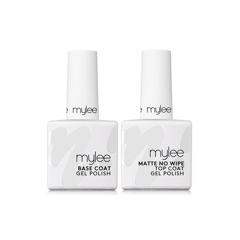 Mylee Nail Gel Polish Matte No-Wipe Top & Base 2x10ml