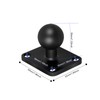 1 Inch Ball Head Adapter, Ball Mount Base with 4