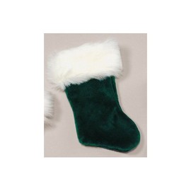 Halco 3221-G Green Velvet Plush Stocking- Size 21 inch