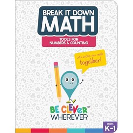 Carson Dellosa Break It Down Tools for Numbers & Counting K-1 Math Reference Book, Kindergarten & 1st Grade Math Guide to Understanding Ten Frames, Number Bonds, Place Value, K-Grade 1 Math Book