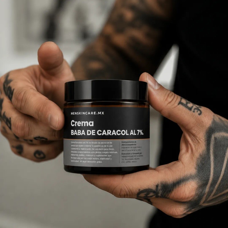 Crema Facial Baba De Caracol Menskincare 35+