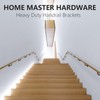 HOME MASTER HARDWARE Hand Rail Bracket, Heavy Duty Stair Support