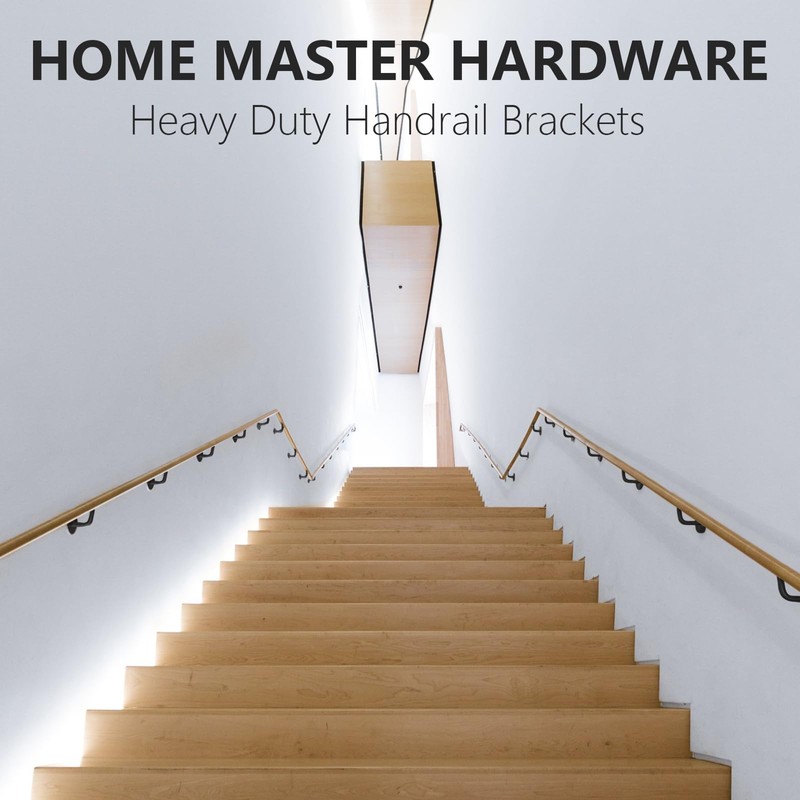 HOME MASTER HARDWARE Hand Rail Bracket, Heavy Duty Stair Support