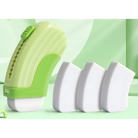 Refoiner Eraser, Elementary School Students, Erasable Stick, Cute, Pen Shape, Arc Retractable Slide, Refill Included, 3 Refills, No Breaking, No Erasers, Funny Stationery, Cute Present, For Kids