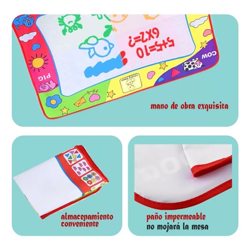 Zt Juguetes De Pintura De Lienzo De Acuarela Para Niños