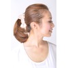 VINGTAINE H-345-LBE Layered Ribbon Banana Clip M Size Head Access