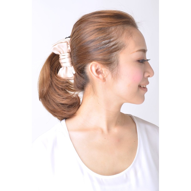 VINGTAINE H-345-LBE Layered Ribbon Banana Clip M Size Head Access