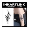 INKARTLINK Tattoo Tech, 2 Sheets Large Semi Permanent Tattoo, Adult
