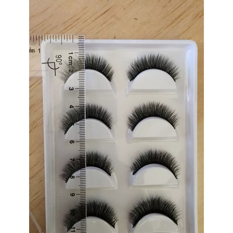 Pestañas naturales 5 Pares De Pestañas Postizas Faux Mink 3d