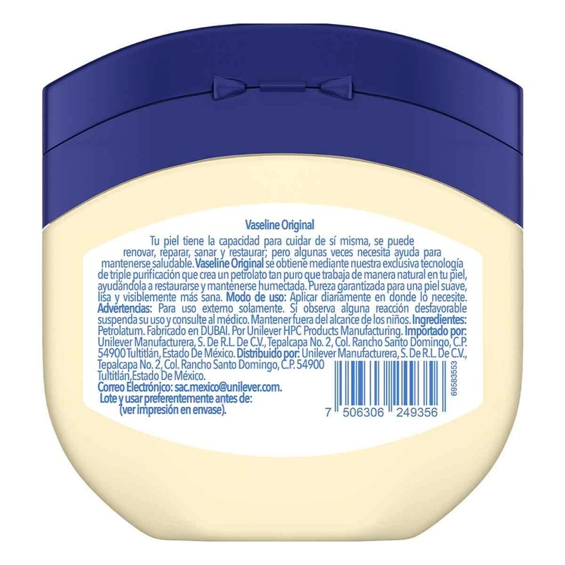 Vaseline Gelatina pura Petrolato Original, 42 g