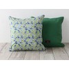 DDintex Floret LONDON Cushion Cover Poppy & Daisy Green 45x45cm