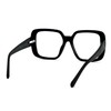 Zeelool Oversized Square Glasses Frame for Women Men with Non-prescription