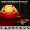 Solar Outdoor Motion Sensor Alarm - Dog Barking & Gunshot