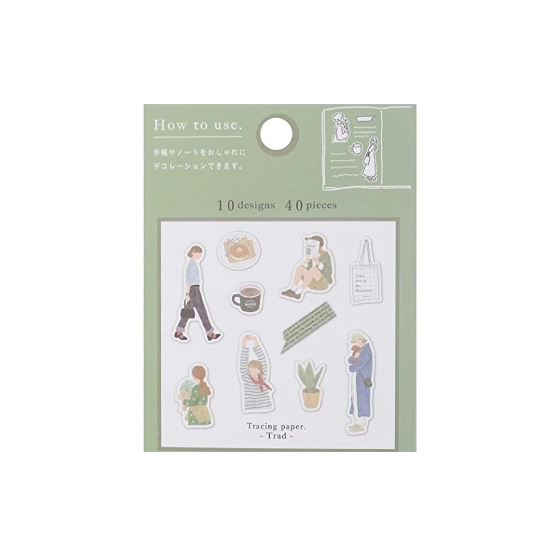 [Flake Seals] Femme Closet Sticker/Trad-Q-LIA Day planner Decoration, Decoration, Goods
