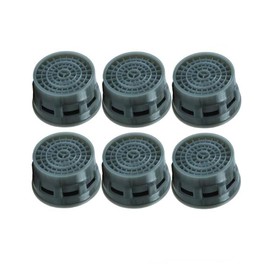 6 PCS Faucet Aerator Plastic Replacement Parts Plastic Insert Sink Aerator Water Flow Retrictor for Bathroom or Kitchen
