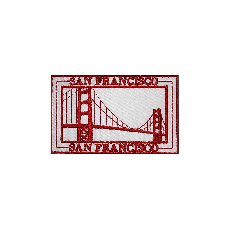 Traveler Stamp Patch, San Francisco Patch, Travel Patch, Groovy Patch