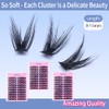 Sultrya Lash Clusters DIY Eyelash Extensions False Eyelashes Cluster Lashes