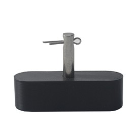 Uiuilz 2PCS Futon Oblong Glide Roller/Slider/Dowel Hardware Part Piece with Pin Shaft