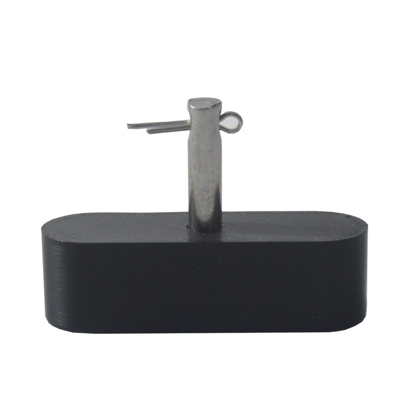 Uiuilz 2PCS Futon Oblong Glide Roller/Slider/Dowel Hardware Part Piece with