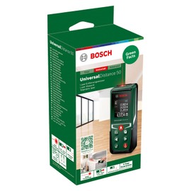 Bosch laser measure UniversalDistance 50 (measure distance up to 50m precisely, measuring functions, memory function, in cardboard box)