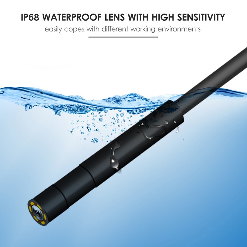 Industrial Endoscope 1080P Digital Borescope IP68 Waterproof Snake Scope Camera