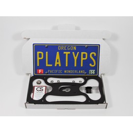 CravenSpeed Platypus License Plate Mount for Alfa Romeo Giulia | 2017-2020 | No Drilling | Installs in Seconds | Made of Stainless Steel & Aluminum | Made in USA