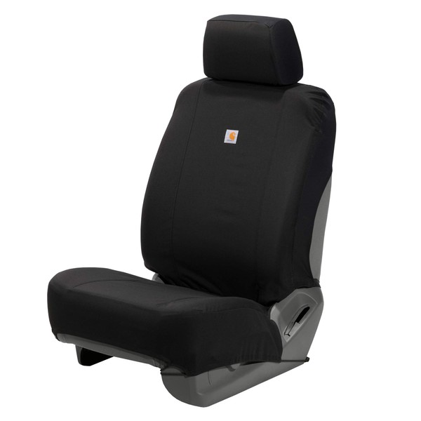 Carhartt Universal Nylon Duck Canvas Fitted Bucket Seat Cover, Durable