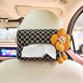 Car Tissue Holder，Car Back Seat Headrest Hanging Tissue Boxes Holder for Auto SUV Holder Backseat Cute Tissue Holder for car(Colour2)