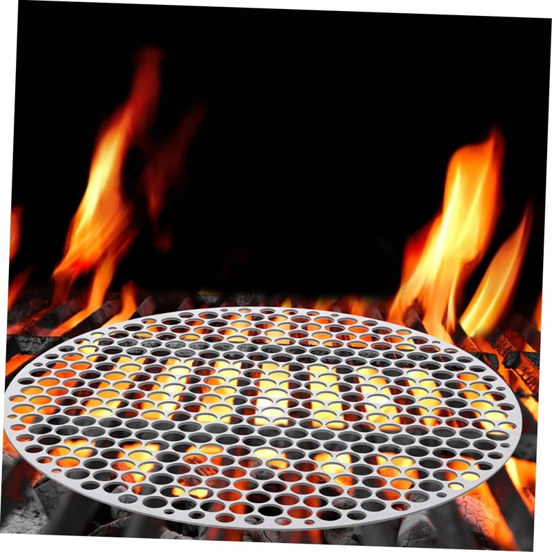 BIUDECO Round Stainless Steel Grill Mesh BBQ Accessory for Cooking