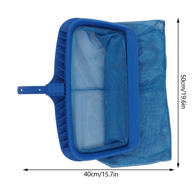 Swimming Pool Leaf Skimmer Net ABS Blue Reinforced Frame Heavy