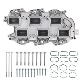 maXpeedingrods 5184199AF Full Aluminum Lower Intake Manifold for Dodge Challenger Charger Journey Jeep Grand Cherokee Wrangler Chrysler 200 300 Town & Country V6 3.6L