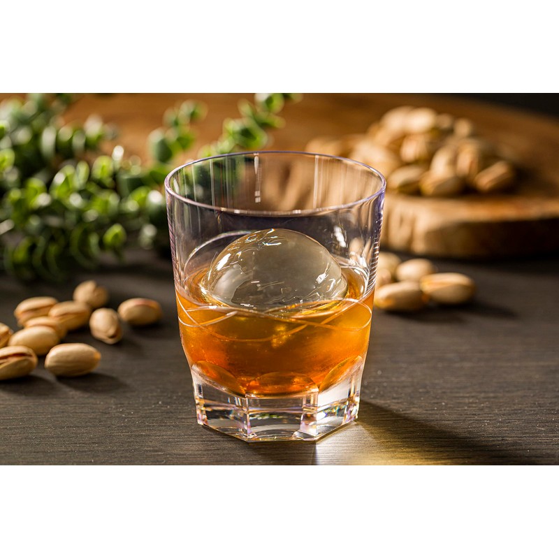 Clear ice ice maker ice drops round 60mm 1 piece