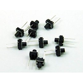 POPESQ 10 pcs. x Momentary switch (6mm x 6mm) 7mm 2 way THT #A2583