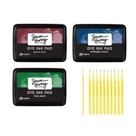 Trebbies Ranger Simon Hurley Dye Ink Pad Bundles with TreBBies Fine Detail Sticks (Fake