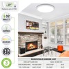 hykolity 18 Inch LED Round Flat Panel Light, White, 32W,