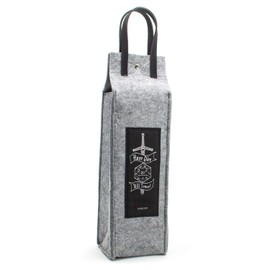 Dice Tower Travel Bag Grey Felt and Black~ by C4Labs