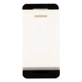 Leviton Apagador de 3 vías INTR3-13B, línea Stalo & Kristalo, 1/3 pulgada, Blanco