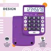CATIGA Desktop Calculator 8 Digit with Solar Power and Easy